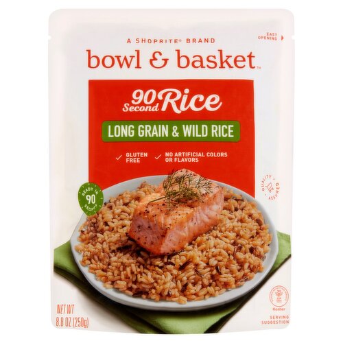 Bowl & Basket 90 Second Long Grain & Wild Rice, 8.8 oz