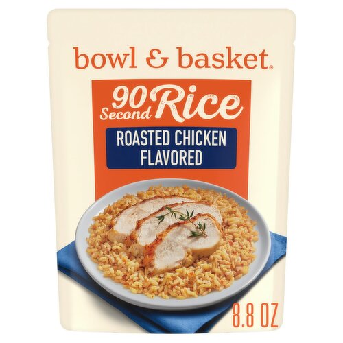 Bowl & Basket 90 Second Roasted Chicken Flavored Rice, 8.8 oz