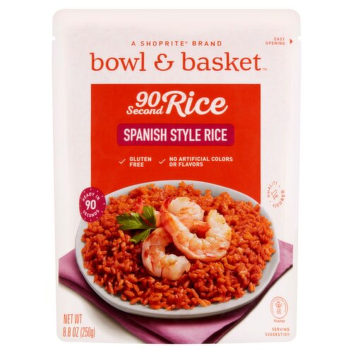 Bowl & Basket 90 Second Spanish Style Rice, 8.8 oz