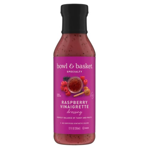 Bowl & Basket Specialty Raspberry Vinaigrette Dressing, 12 fl oz