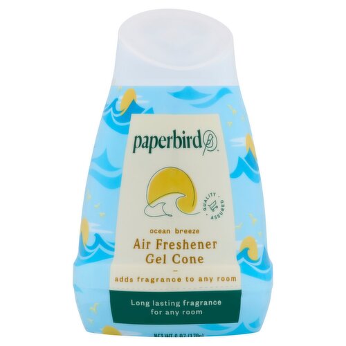 Paperbird Ocean Breeze Air Freshener Gel Cone, 6 oz