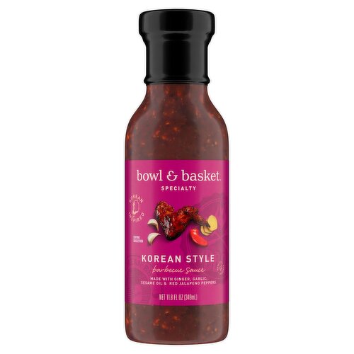 Bowl & Basket Specialty Korean Style Barbecue Sauce, 11.8 fl oz
