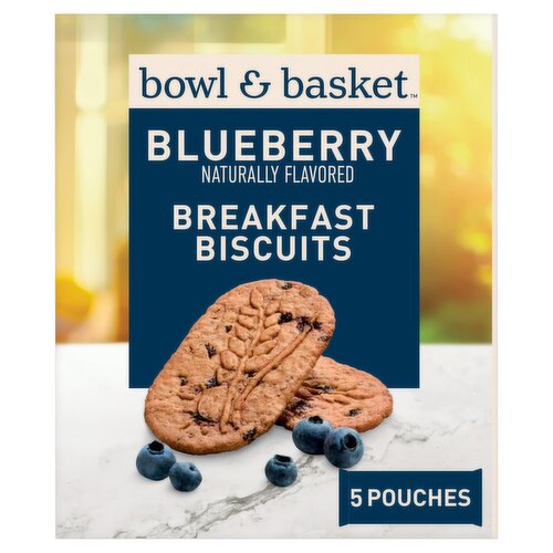 Bowl & Basket Blueberry Breakfast Biscuits, 1.76 oz, 5 count