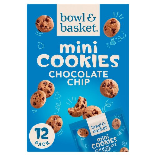 Bowl & Basket Chocolate Chip Mini Cookies, 1 oz, 12 count