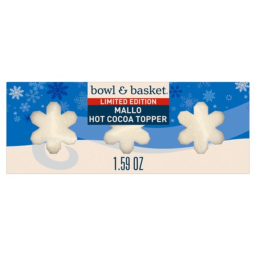 Bowl & Basket Mallo Hot Cocoa Topper Limited Edition, 1.59 oz