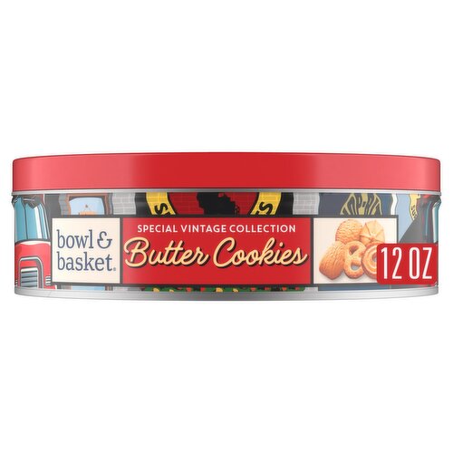 Bowl & Basket Special Vintage Collection Butter Cookies, 12 oz