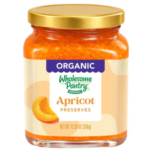 Wholesome Pantry Organic Apricot Preserves, 12.35 oz