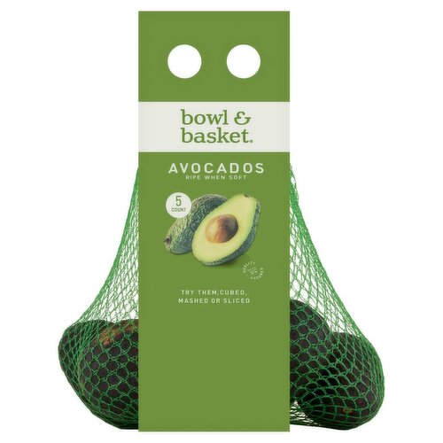 Bowl & Basket Avocados, 5 count