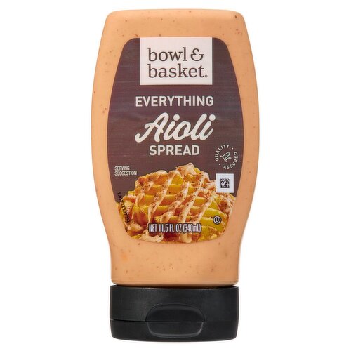 Bowl & Basket Everything Aioli Spread, 11.5 fl oz