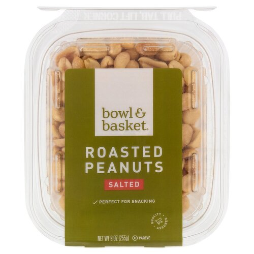 Bowl & Basket Salted Roasted Peanuts, 9 oz