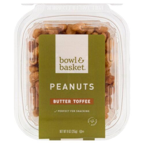 Bowl & Basket Butter Toffee Peanuts, 9 oz