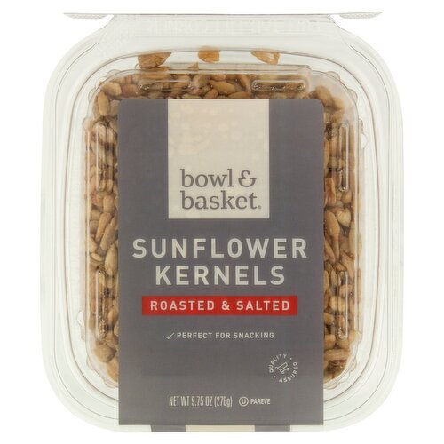 Bowl & Basket Roasted & Salted Sunflower Kernels, 9.75 oz