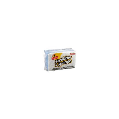ShopRite Scrubber & Sponge - White, 3 each