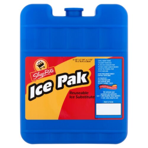 ShopRite Ice Pak Reuseable Ice Substitute