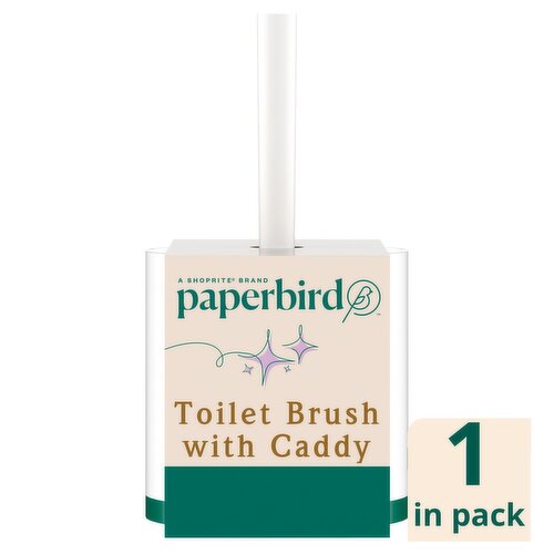 Paperbird Toilet Brush with Caddy