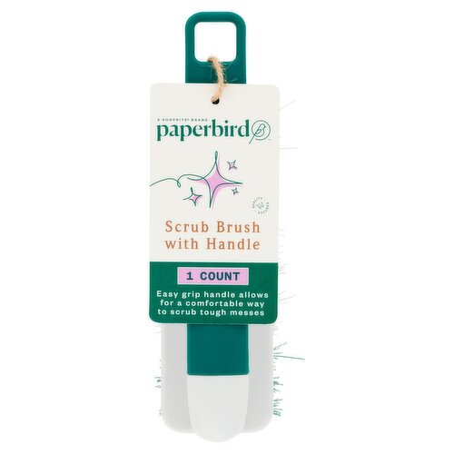 Paperbird Scrub Brush with Handle