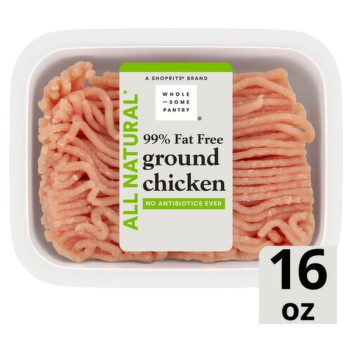 Wholesome Pantry All Natural Fresh, 99% Fat Free Ground Chicken, 16 oz