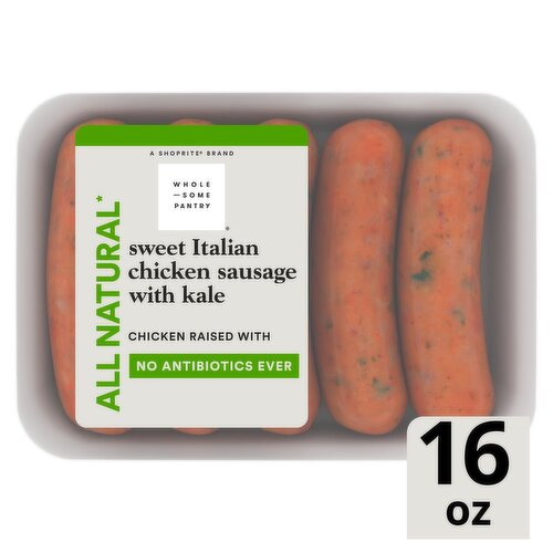 Wholesome Pantry Sweet Italian Chicken Sausage with Kale, 16 oz