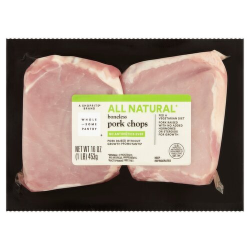 Wholesome Pantry Boneless Pork Chops, 16 oz