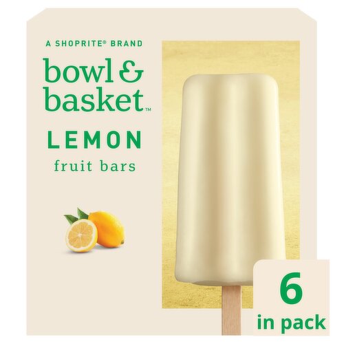 Bowl & Basket Lemon Fruit Bars, 2.75 fl oz, 6 count