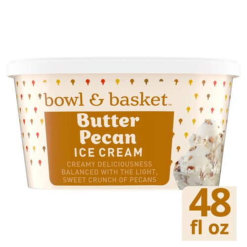 Bowl & Basket Butter Pecan Ice Cream, 1.5 qt