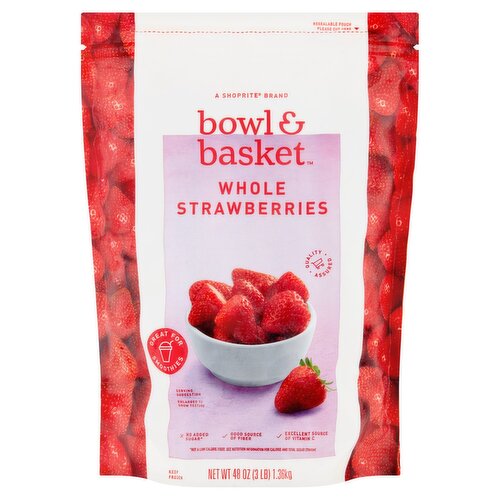 Bowl & Basket Whole Strawberries, 48 oz