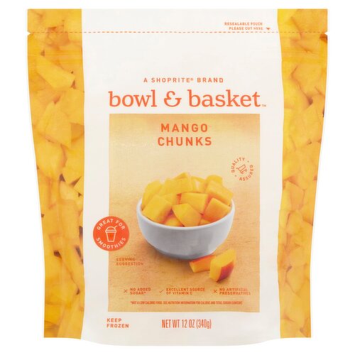 Bowl & Basket Mango Chunks, 12 oz