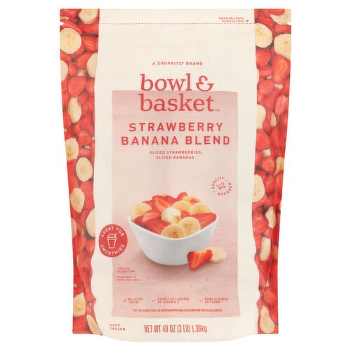 Bowl & Basket Strawberry Banana Blend, 48 oz