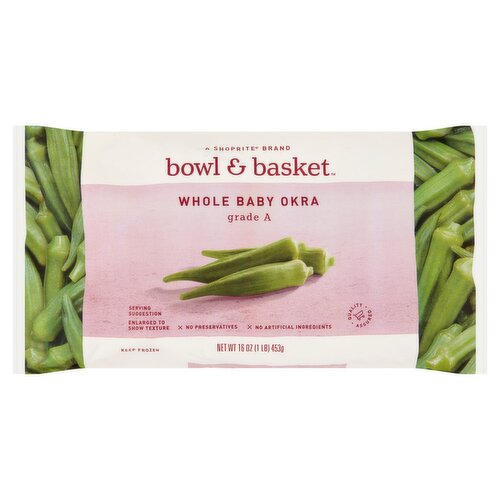 Bowl & Basket Whole Baby Okra, 16 oz