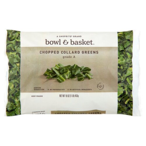 Bowl & Basket Chopped Collard Greens, 16 oz