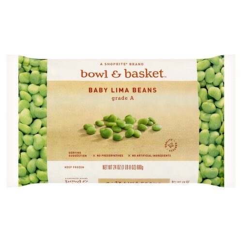Bowl & Basket Baby Lima Beans, 24 oz