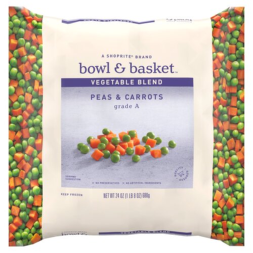 Bowl & Basket Peas & Carrots Vegetable Blend, 24 oz