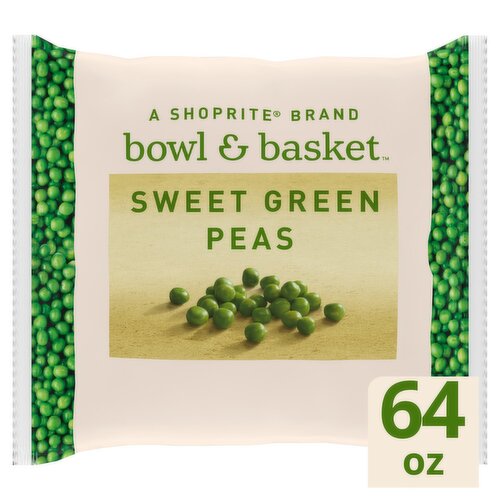 Bowl & Basket Sweet Green Peas, 64 oz