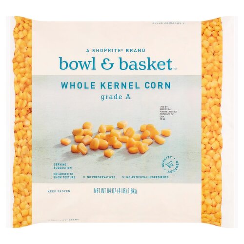 Bowl & Basket Whole Kernel Corn, 64 oz