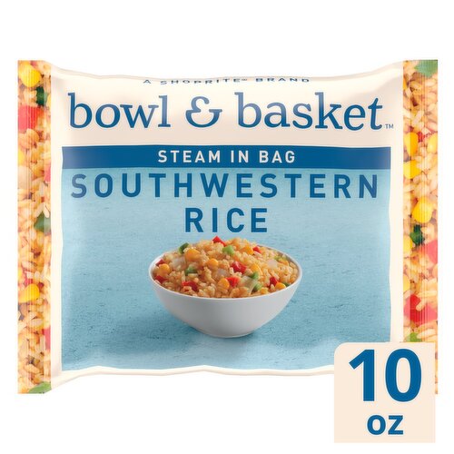 Bowl & Basket Steam in Bag Southwestern Rice, 10 oz