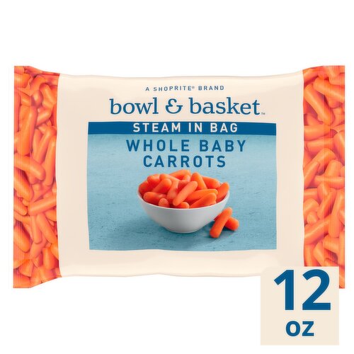 Bowl & Basket Steam in Bag Whole Baby Carrots, 12 oz