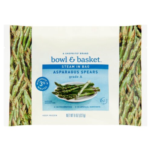 Bowl & Basket Steam in Bag Asparagus Spears, 8 oz