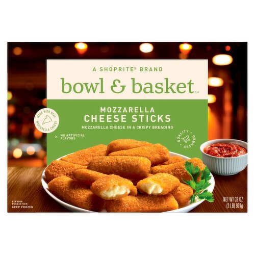 Bowl & Basket Mozzarella Cheese Sticks, 32 oz