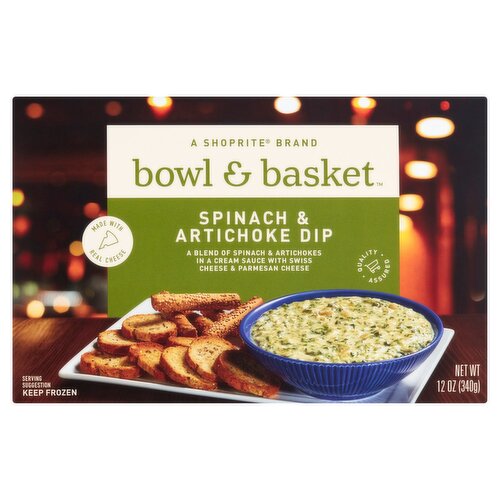 Bowl & Basket Spinach & Artichoke Dip, 12 oz