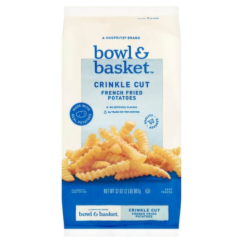 Bowl & Basket Crinkle Cut French Fried Potatoes, 32 oz