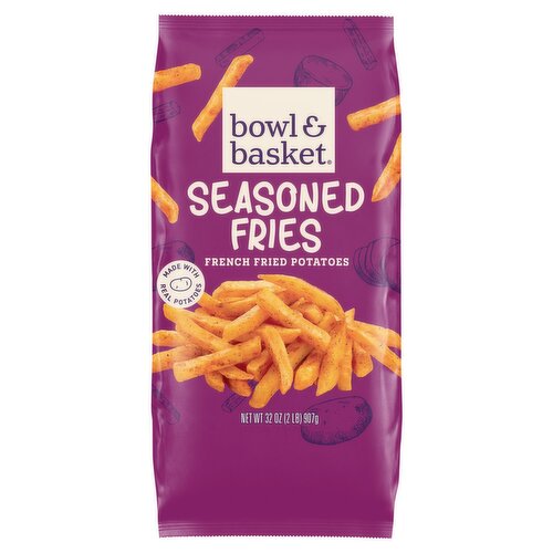 Bowl & Basket Seasoned Fries French Fried Potatoes, 32 oz