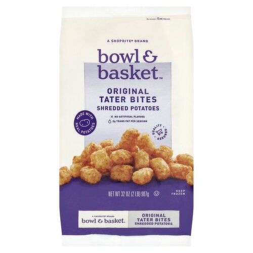 Bowl & Basket Original Tater Bites Shredded Potatoes, 32 oz