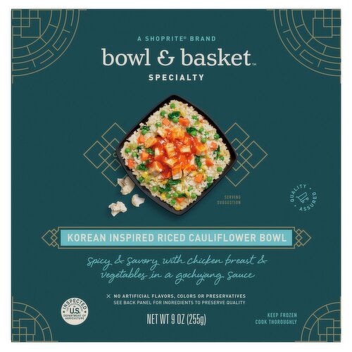 Bowl & Basket Specialty Korean Inspired Riced Cauliflower Bowl, 9 oz