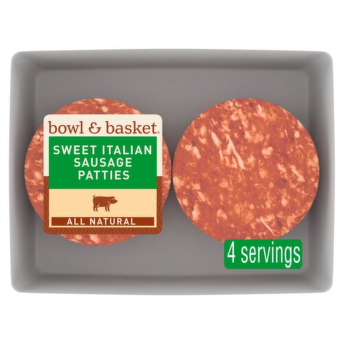 Bowl & Basket Sweet Italian Sausage Patties, 16 oz