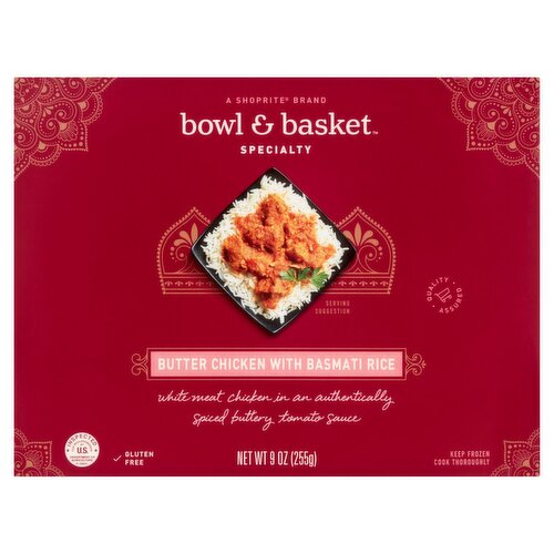 Bowl & Basket Specialty Butter Chicken with Basmati Rice, 9 oz
