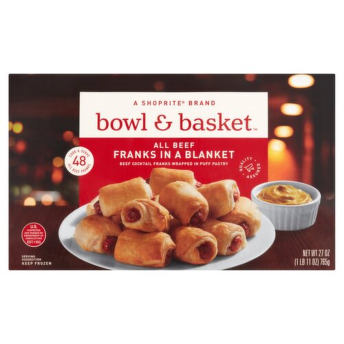 Bowl & Basket All Beef Franks in a Blanket, 27 oz