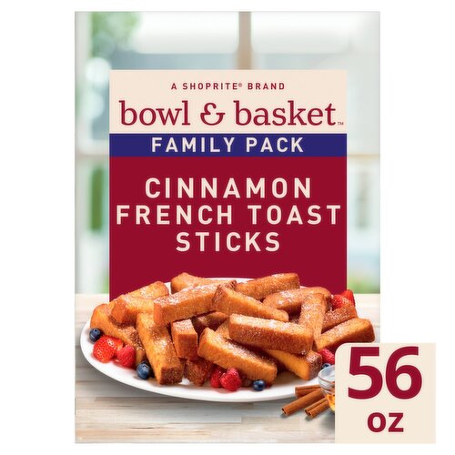 Bowl & Basket Cinnamon French Toast Sticks Family Pack, 56 oz