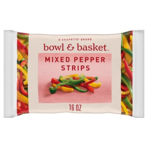 Bowl & Basket Mixed Pepper Strips, 16 oz