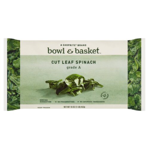 Bowl & Basket Cut Leaf Spinach, 16 oz