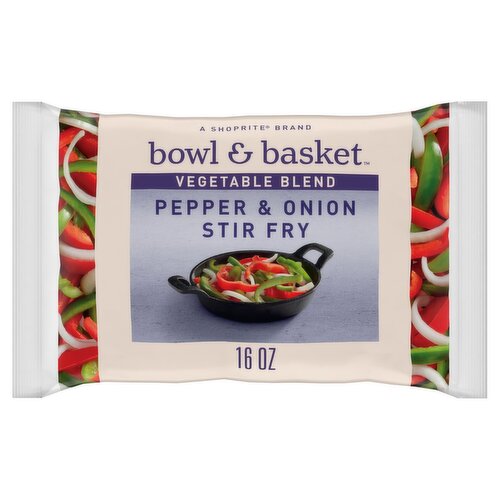 Bowl & Basket Pepper & Onion Stir Fry Vegetable Blend, 16 oz